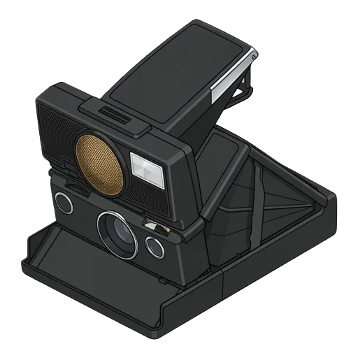 Polaroid ポラロイド SLR 680のピクセルアート