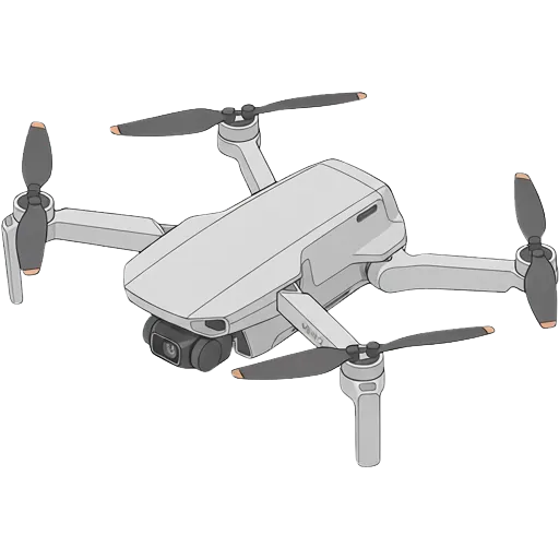 DJI 미니 2 픽셀아트