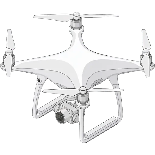 DJI 팬텀 4 픽셀아트