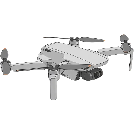 DJI Mini 4Kのピクセルアート