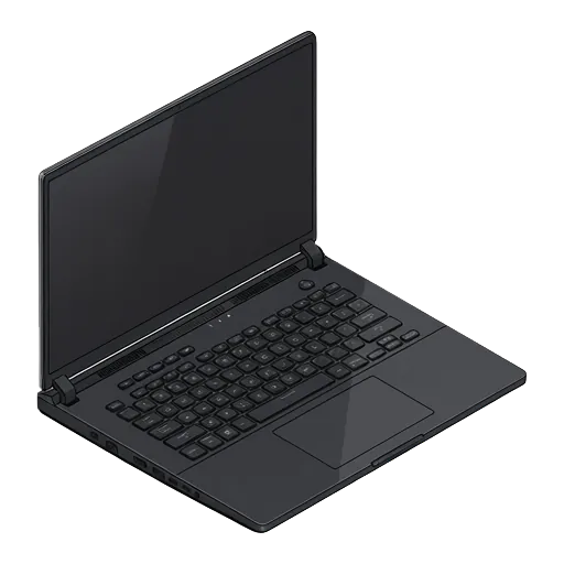 ASUS ROG Strix Scar 16（2025）のピクセルアート