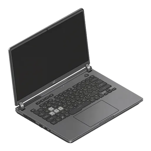 ASUS ROG Strix G16（2025）のピクセルアート