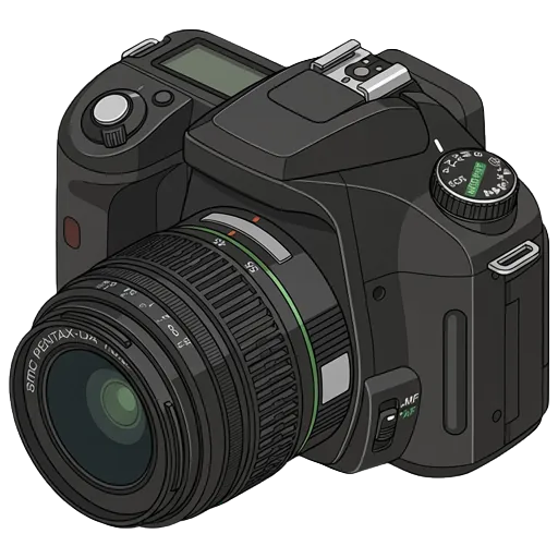 Pentax K100D Super pixel art