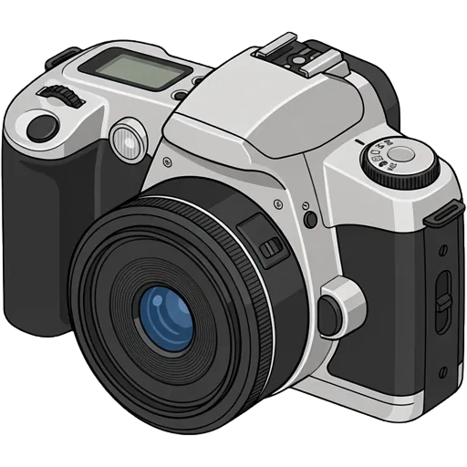 Canon EOS 500N pixel art