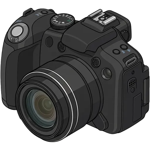 Canon PowerShot SX1 IS pixel art