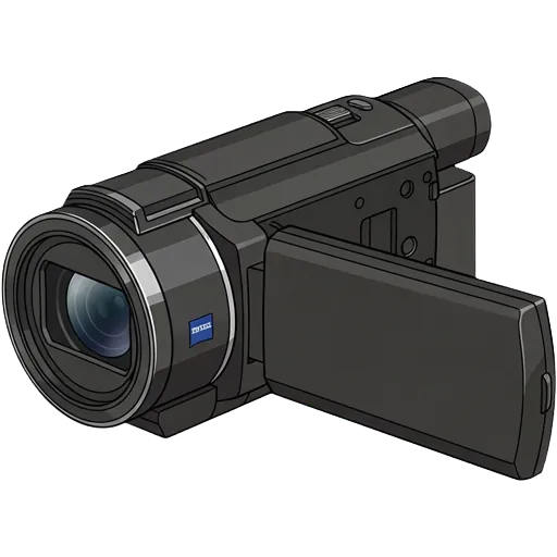 소니 핸디캠 FDR-AX43 픽셀아트