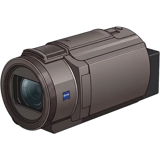 소니 핸디캠 FDR-AX45 픽셀아트