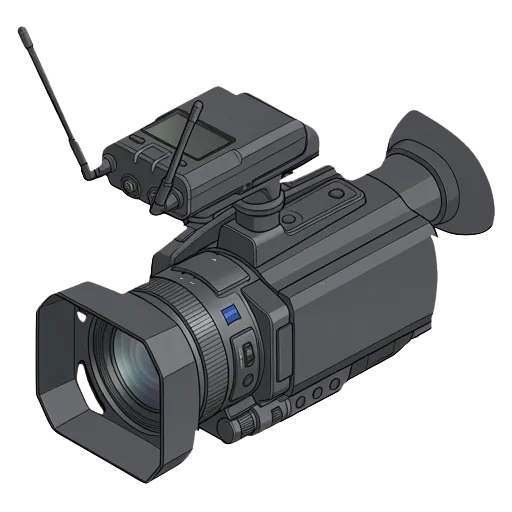 소니 NXCAM HXR-NX80 픽셀아트