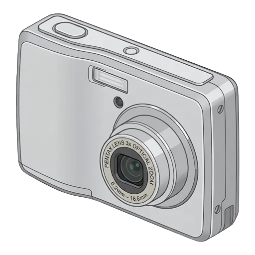 Pentax Optio E40 pixel art