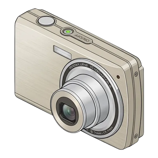 Pentax Optio E80 pixel art