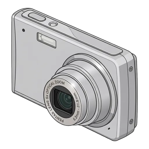 Pentax Optio M50 pixel art