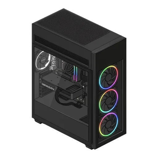 HP 오멘 45L 픽셀아트