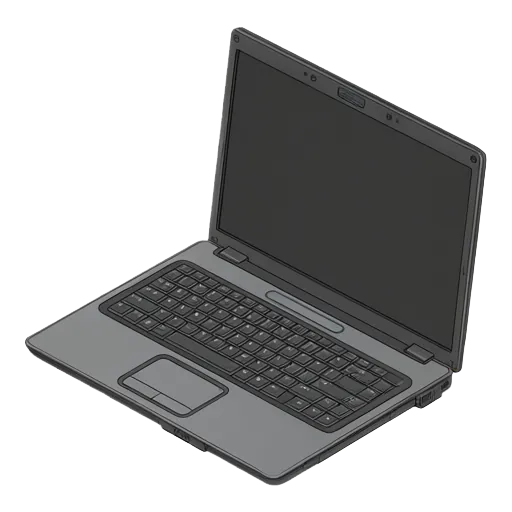 HP Compaq Presario V6000 pixel art