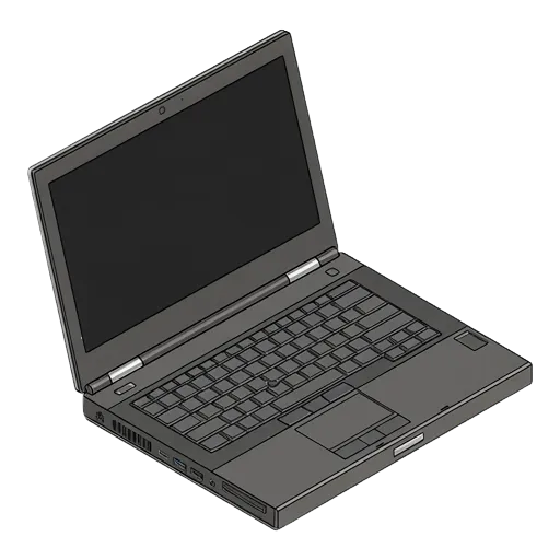 Dell デル Precision M4800のピクセルアート
