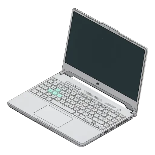 ASUS TUF Dash F15のピクセルアート