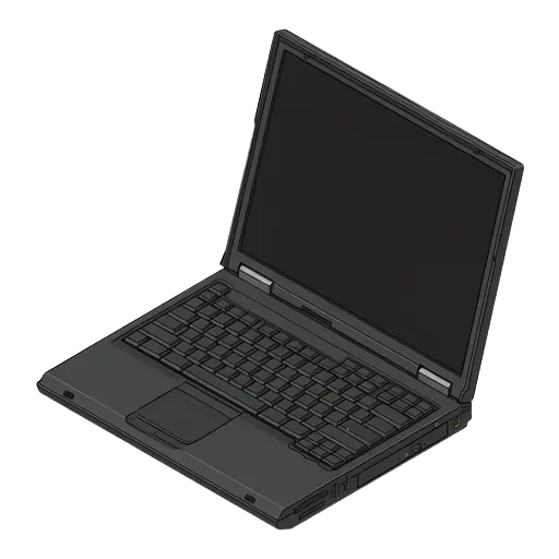 IBM ThinkPad T21のピクセルアート