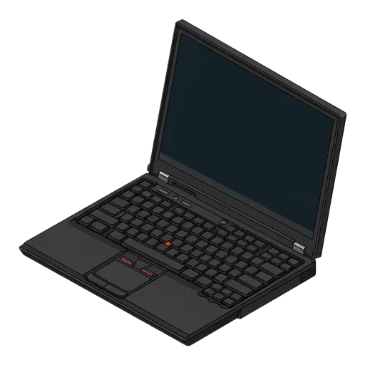 IBM ThinkPad R40 pixel art