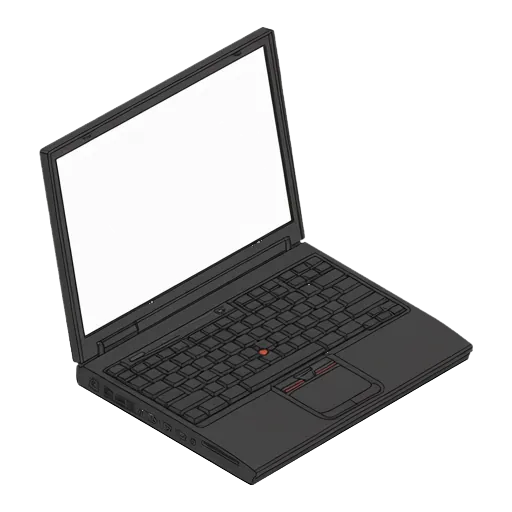IBM ThinkPad A31p pixel art