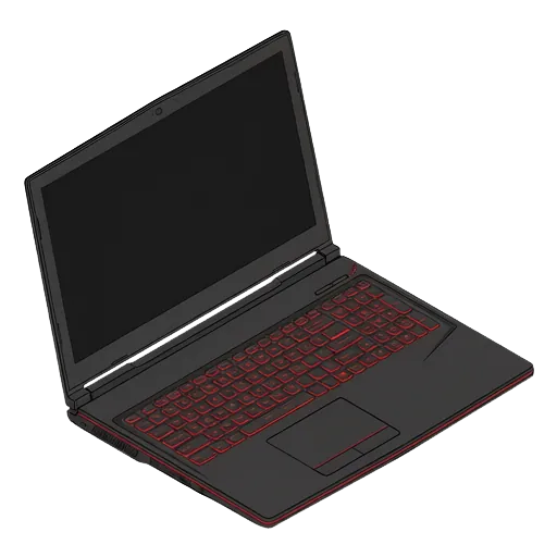 MSI GL63 pixel art