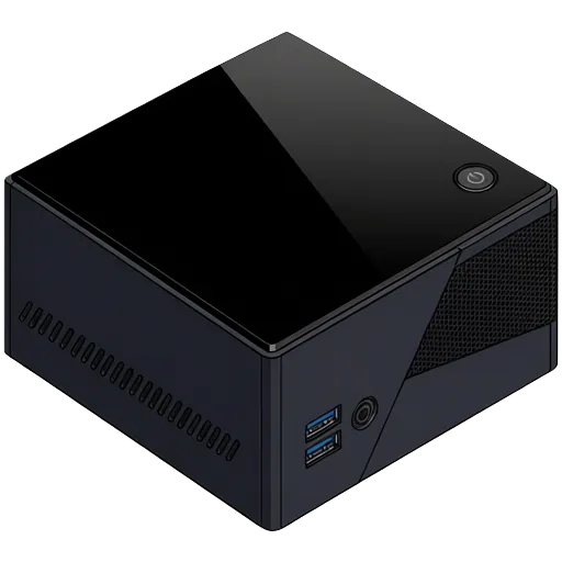 기가바이트 브릭스 BXi7 픽셀아트