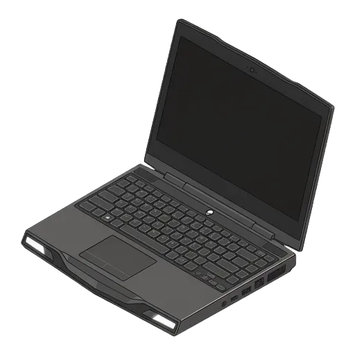 Alienware m11x R1 pixel art