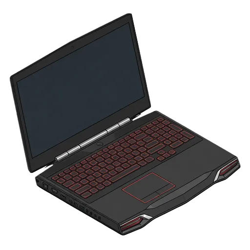 Alienware m17x R4 pixel art