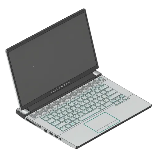 Alienware m15 R3のピクセルアート