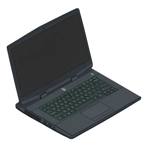 Alienware m17 R1のピクセルアート