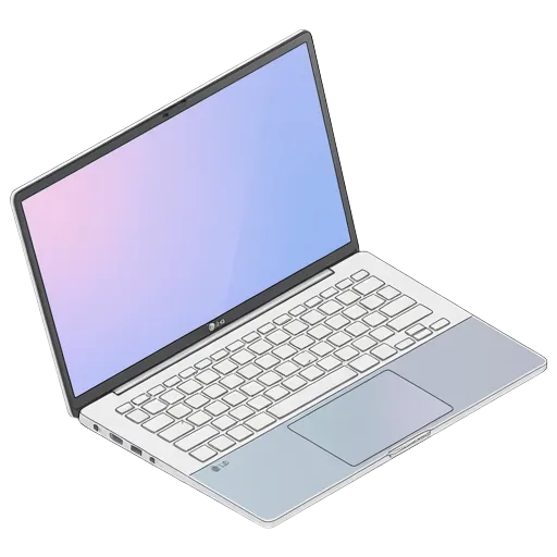 LG 그램 스타일 14 픽셀아트