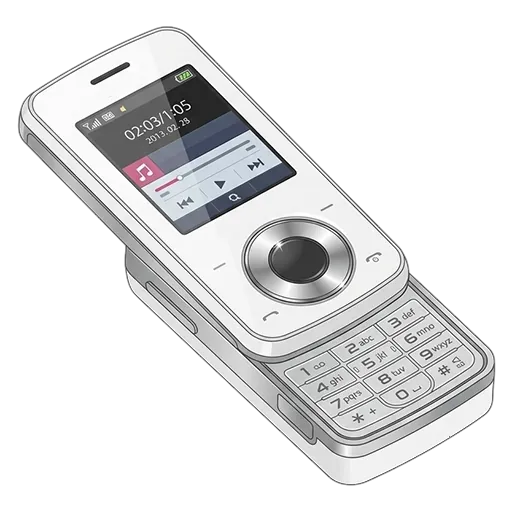 LG Cyon Cyon Rhapsody Music Phone pixel art