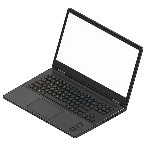 HP Omen 17 pixel art
