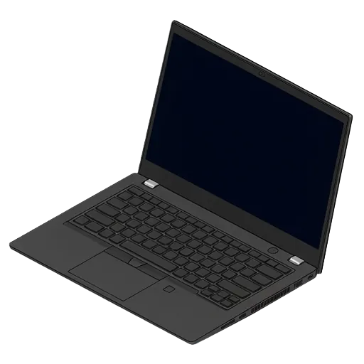 Lenovo ThinkPad T490s pixel art