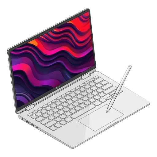 LG gram Pro 360 16 (2025) pixel art
