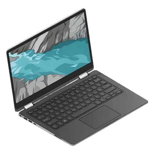 Dell デル XPS 13 7390 LTEのピクセルアート