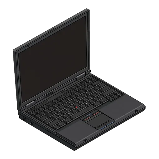 IBM ThinkPad X22のピクセルアート