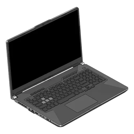 ASUS TUF Gaming A17 (2022) pixel art