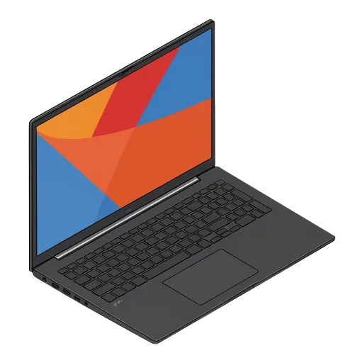 LG gram 17 (2023) pixel art