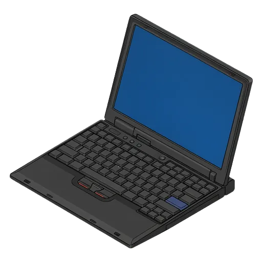 IBM ThinkPad X32のピクセルアート