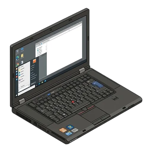 Lenovo レノボ ThinkPad T510のピクセルアート