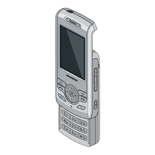LG Cyon Cyon Slim Slide Phone pixel art