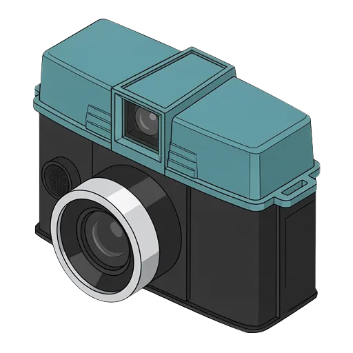 Lomography Diana Baby 110 pixel art