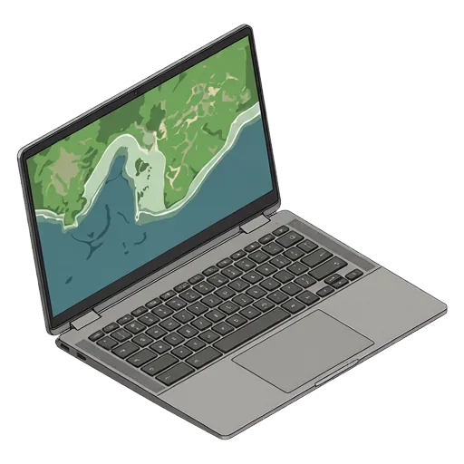 HP Chromebook x360 14cのピクセルアート
