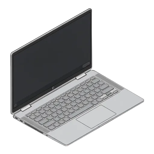 HP Elite c1030 Chromebook pixel art