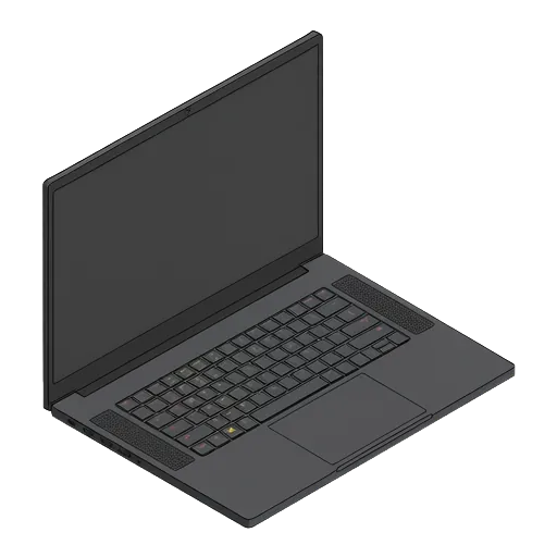 Razer Blade 17 (2021) pixel art