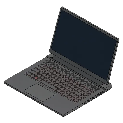 Alienware m17 R5 pixel art