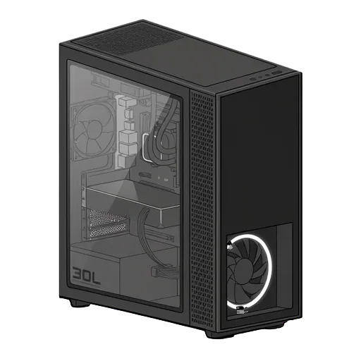 HP 오멘 30L 픽셀아트