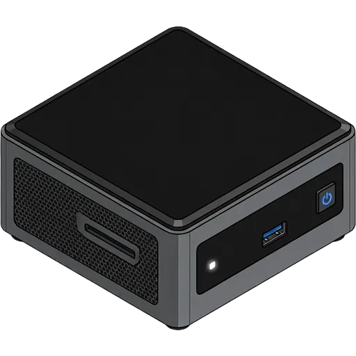인텔 NUC 10 퍼포먼스 픽셀아트