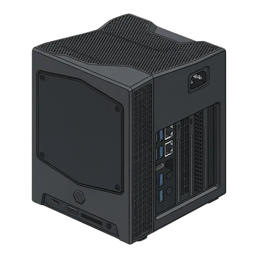 인텔 NUC 12 익스트림 픽셀아트