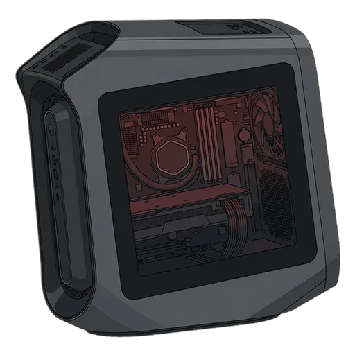에일리언웨어 오로라 R15 AMD 픽셀아트