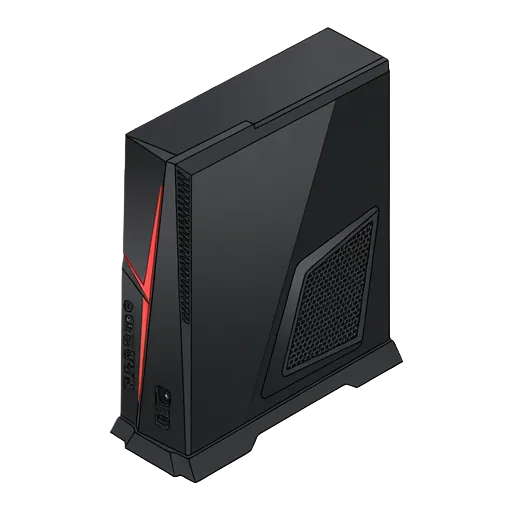 MSI 트라이던트 A 픽셀아트
